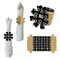Big Dot of Happiness Adult 80th Birthday - Gold - Birthday Party Paper Napkin Holder - Napkin Rings - Set of 24